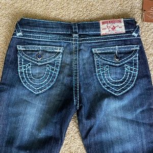 New! True Religion Dark Blue Joey Super T Jeans